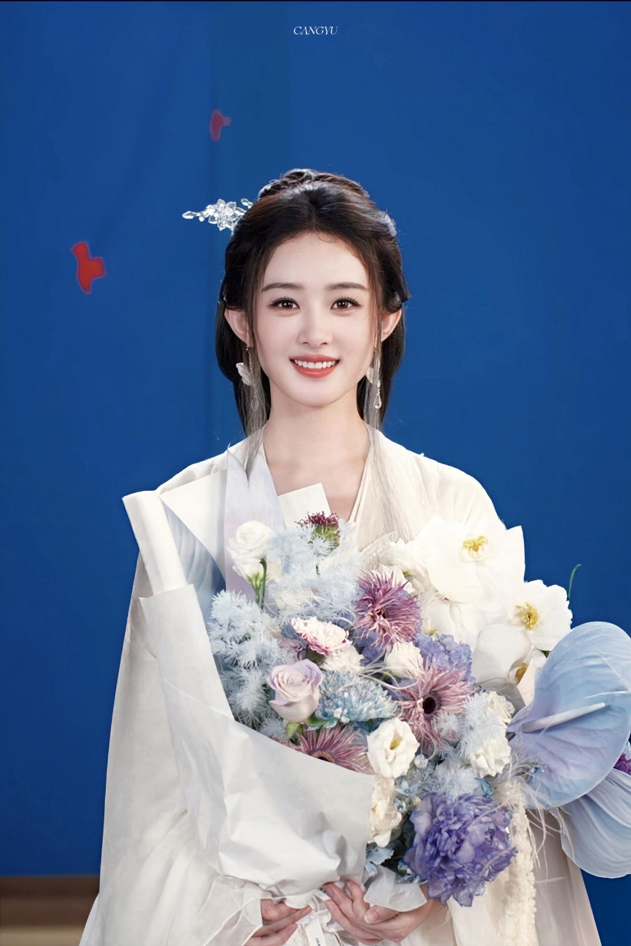 💥赵丽颖杀青照嫩成这样！37岁碎梦仙君杀疯全网，冻龄天花板实锤🔥逆生长