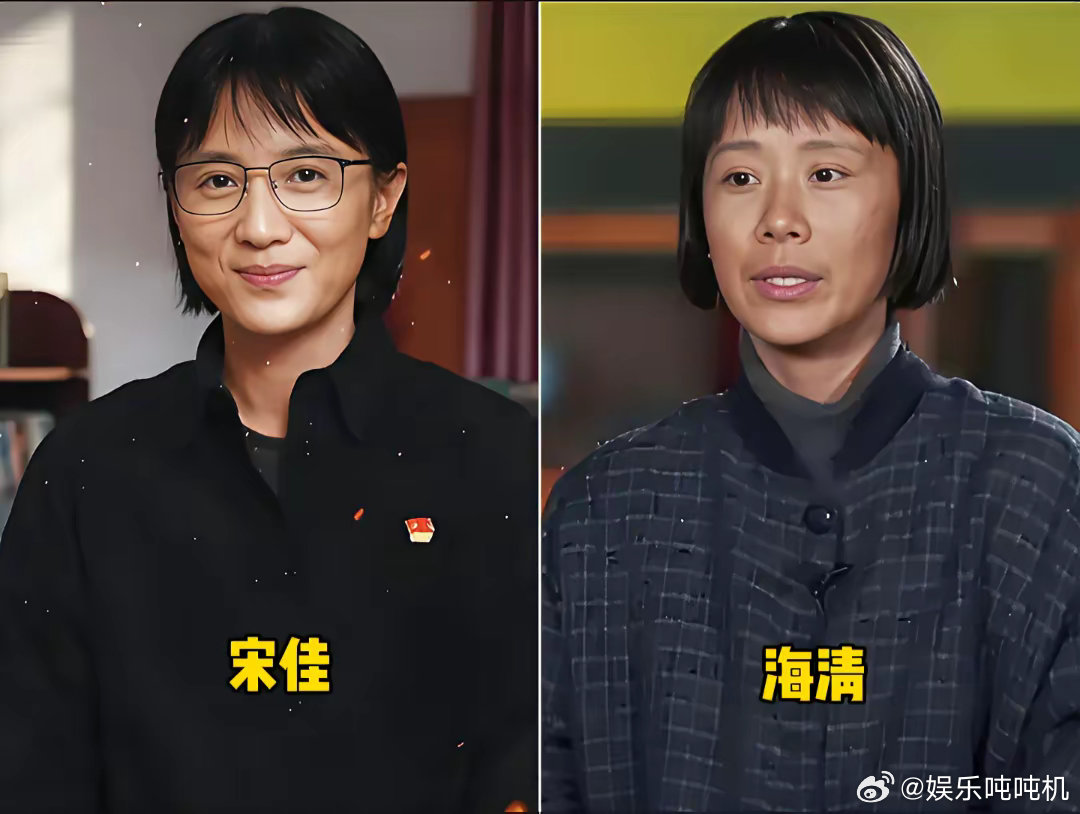 看来选剧本真的太重要了，同样是演张桂梅校长，明明海清的扮相更像，但宋佳就给人一种