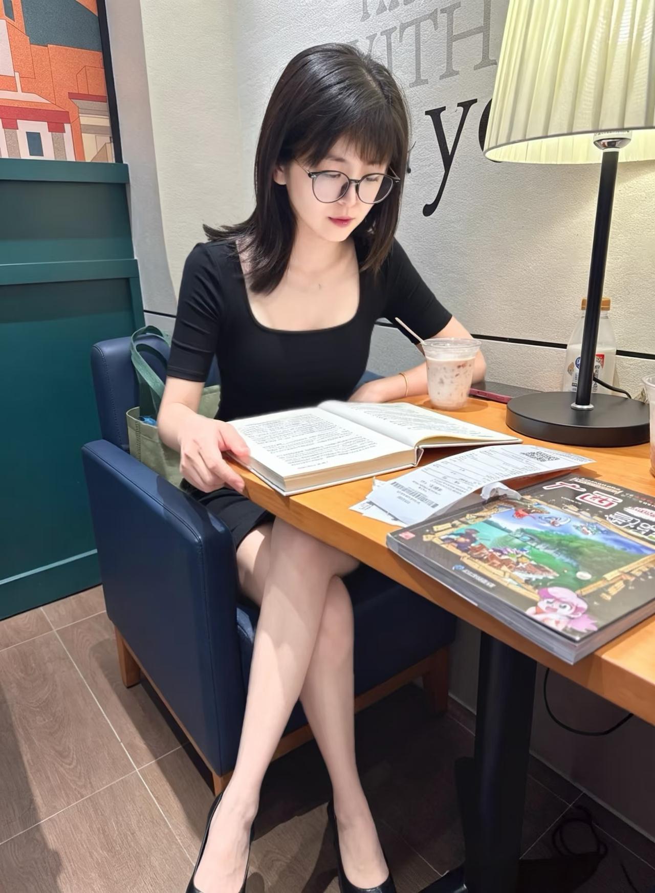 切换状态🎮游戏少女变身书店读书人