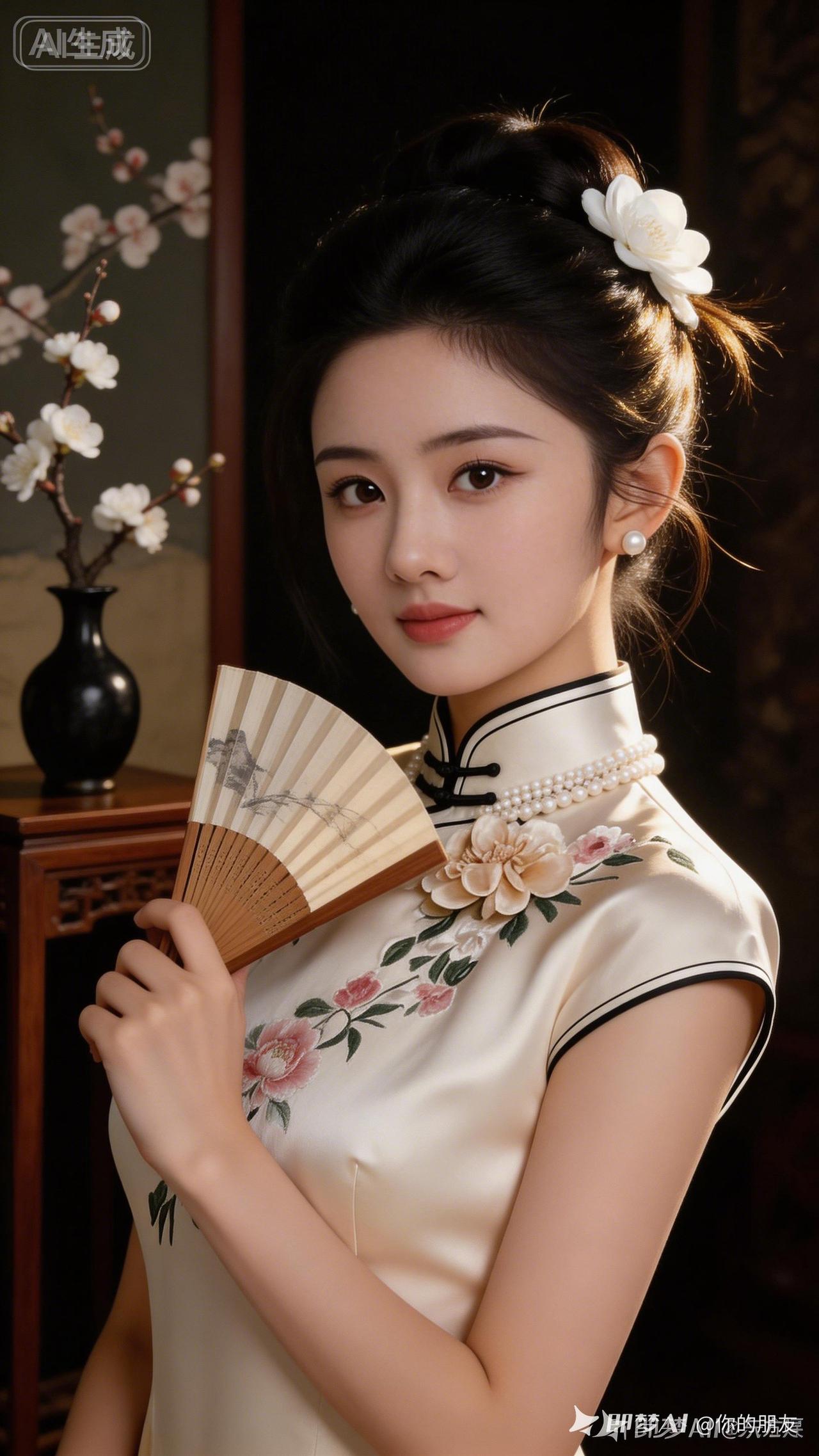 优雅旗袍，复古韵味，尽显东方美！🌸💃