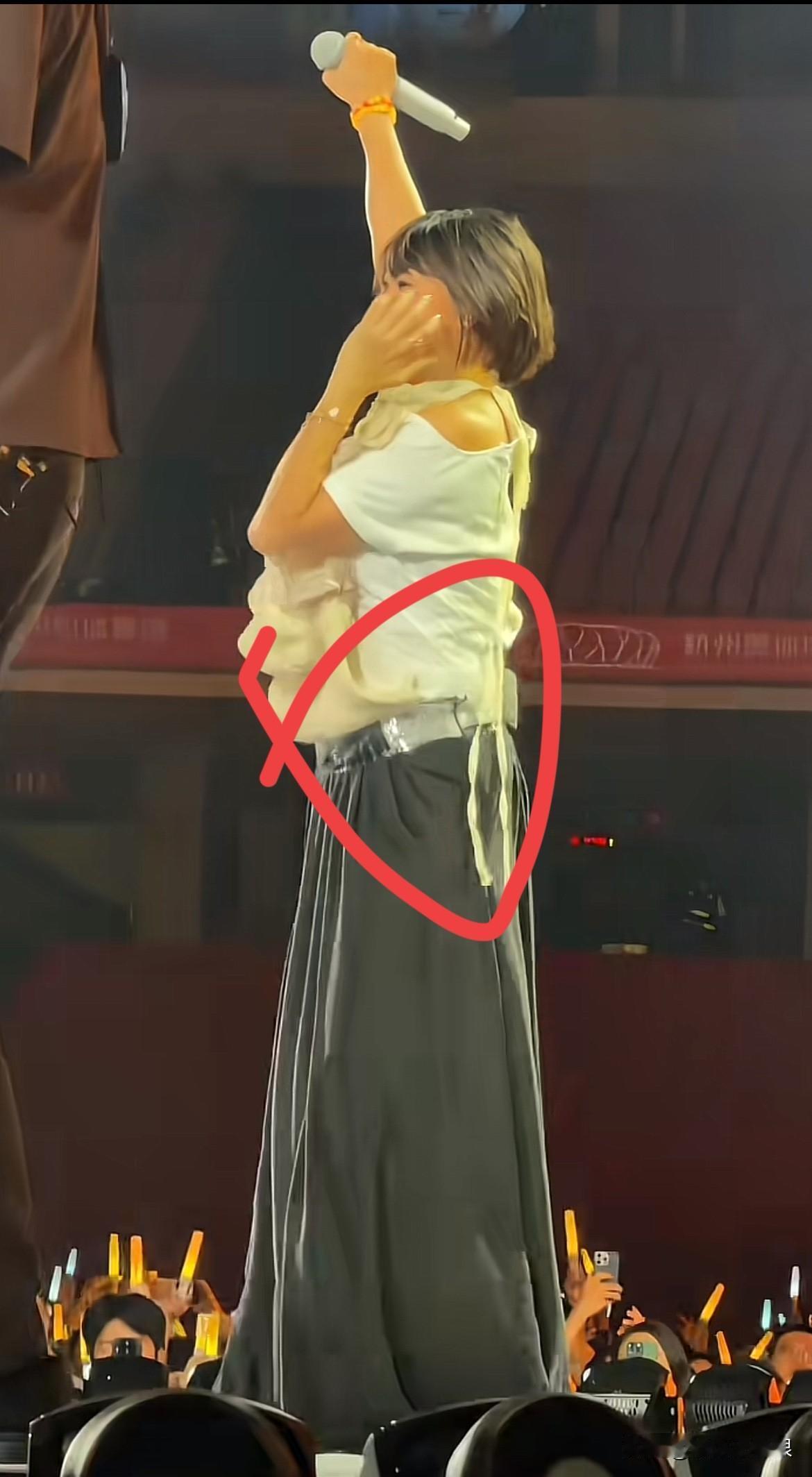 难道没有人提醒一下孙燕姿减肥吗？我要是他老公我都受不了这样的胖姿，这身材真的