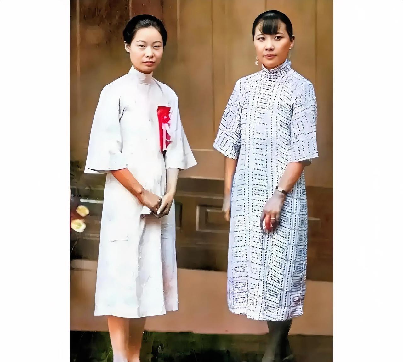 这才是她们二人年轻时候的真实貌相，并非演戏，也不是电视剧中的演员，而是上世纪30