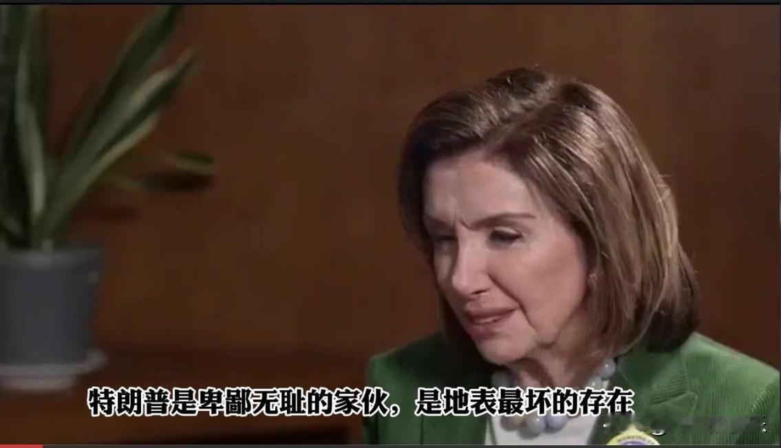 佩洛西痛批特朗普5宗罪：卑鄙无耻的家伙，地表最坏的存在据外媒报道美国前