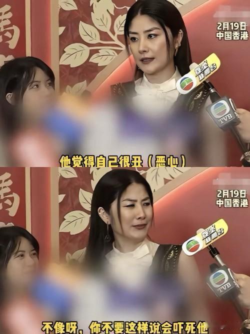 陈慧琳采访现场急了。近日陈慧琳在沙田马场献唱时，被问及大儿子刘昇被夸“像宋仲基