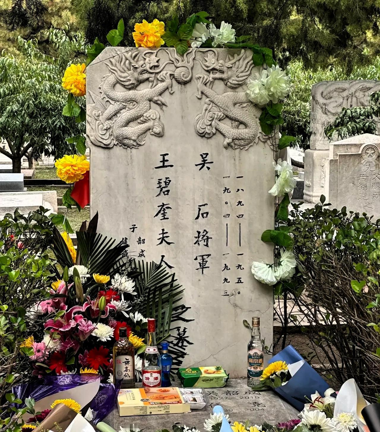 我朋友一家三口，前两天去福田公墓祭拜吴石将军回来跟我描述的场景，我光是听着