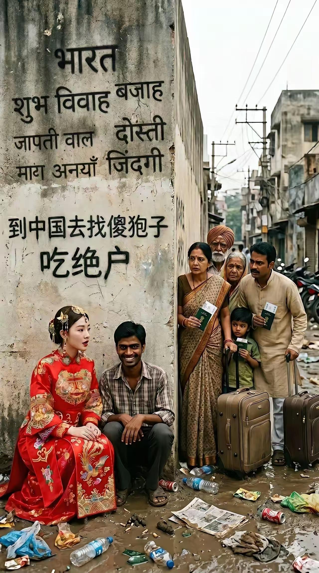 嫁给印度高种姓丈夫梦醒了！不同情嫁给外国人的中国人，都是成年人，自己的选择自己有
