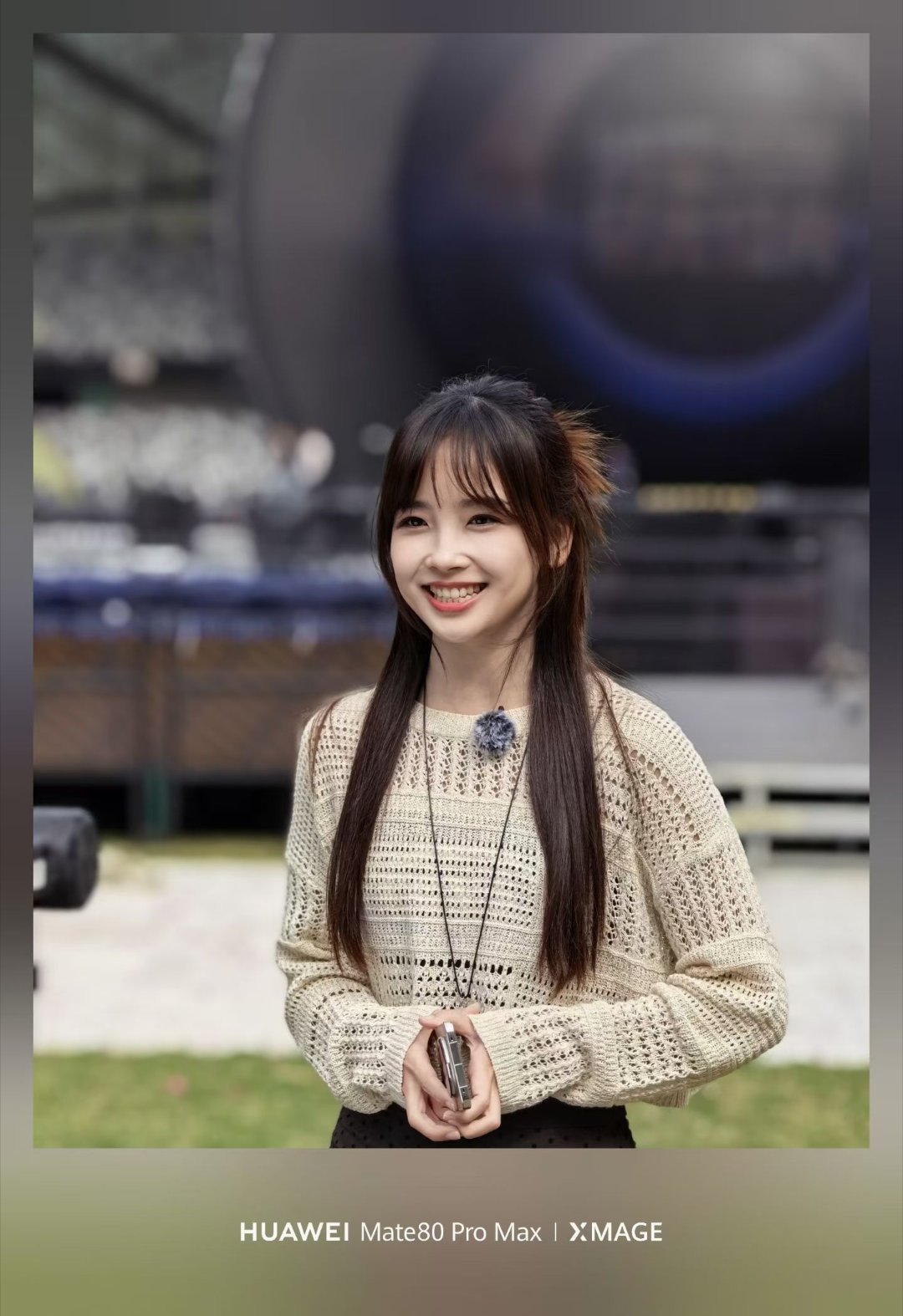 冰冰美的冒泡！爱了！华为Mate80太出镜了！