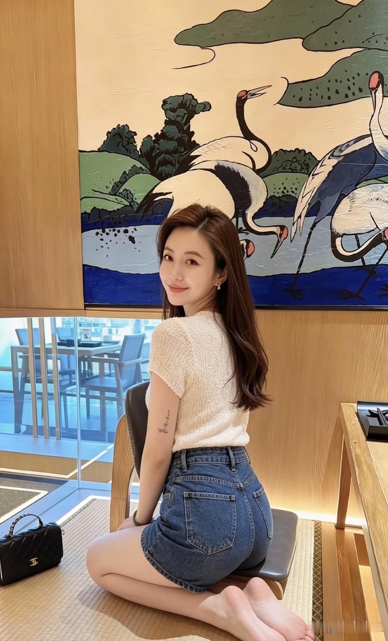 偷得浮生半日闲，周末的下午是时光的馈赠。一眼沦陷的神级美图美女究竟能有多美分