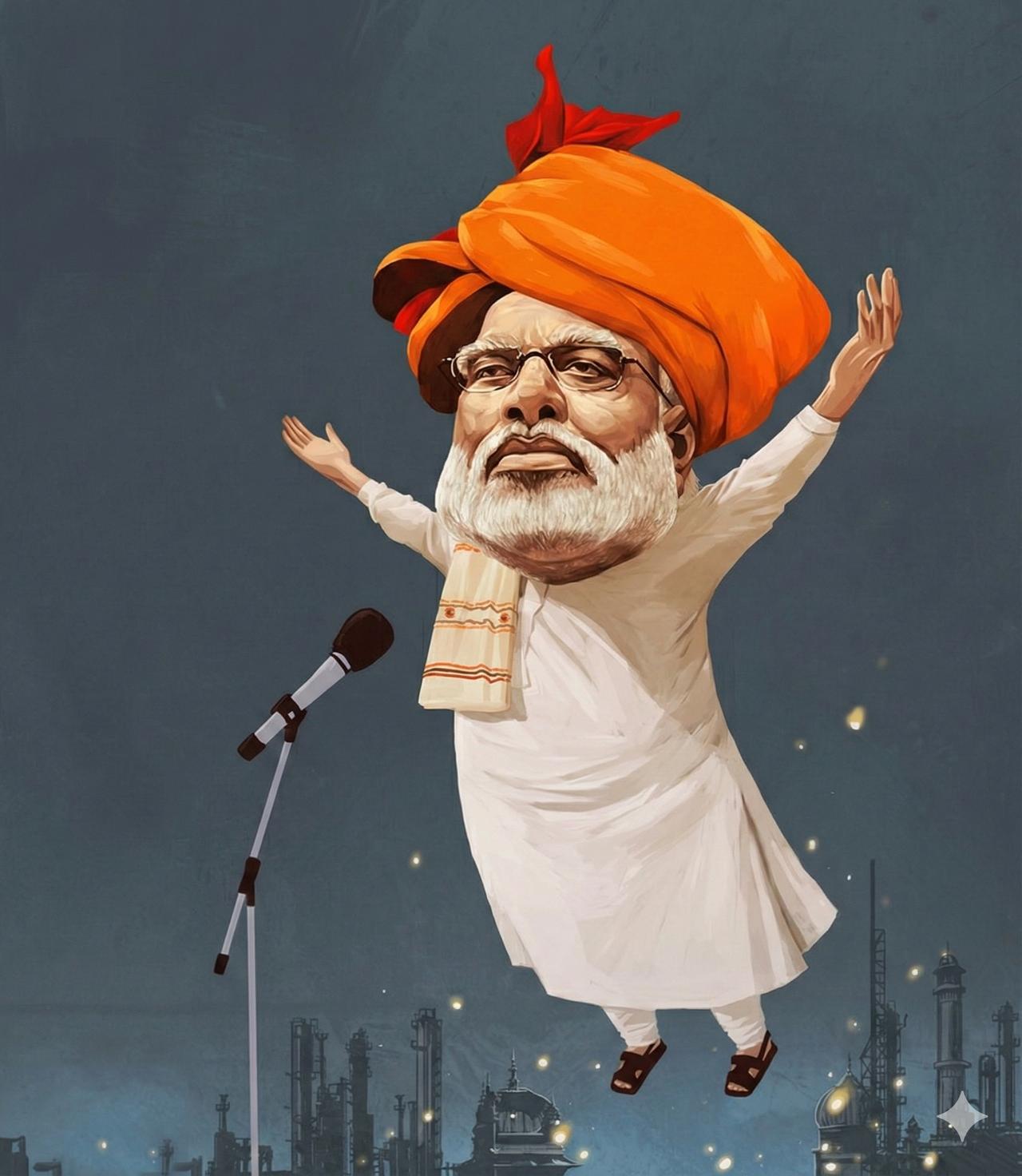 莫迪狂言：全世界都渴望与印度合作。今日俄罗斯2月6日报道，印度总理纳伦德拉·莫迪