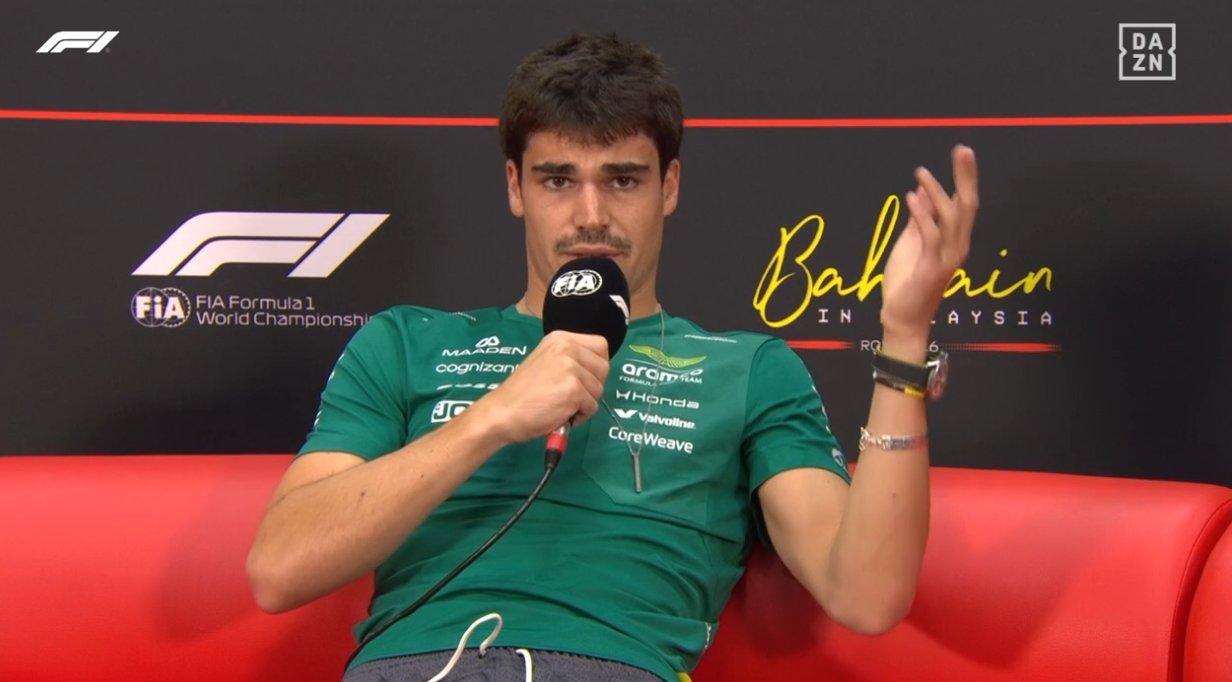 #F1#斯特罗尔坦率地谈到了AMR26赛车和本田引擎的不足之处。“引擎转速慢了两秒。在巴库或蒙扎这样