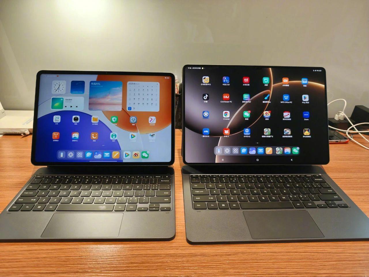 小米7SPro和7Ultra，你更喜欢哪一款?​直观比较一下12.5英寸的