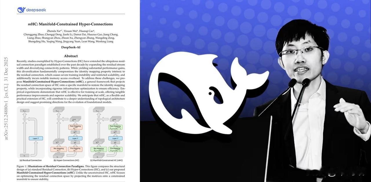 突发新闻：DeepSeek刚刚发布了Transformer架构的一项根本性改进。