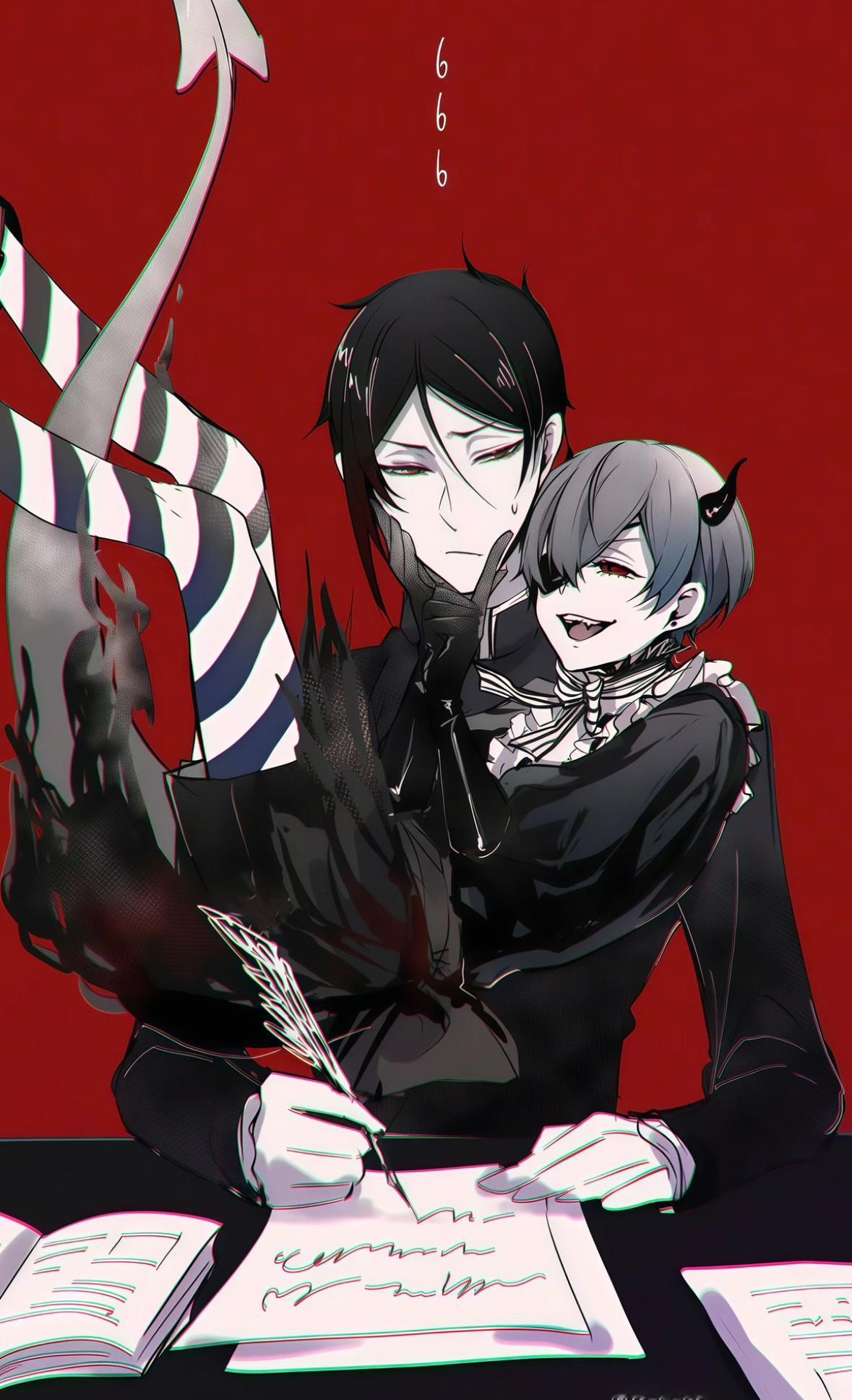 wallpaper♠️绝美的黑执事壁纸你一定会喜欢！次元整活好有意思黑执事壁