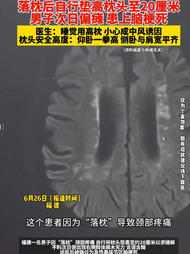 6月26日，一则极具警示性的生活意外事件引发全网热议，福建一名普通男子日常作息规