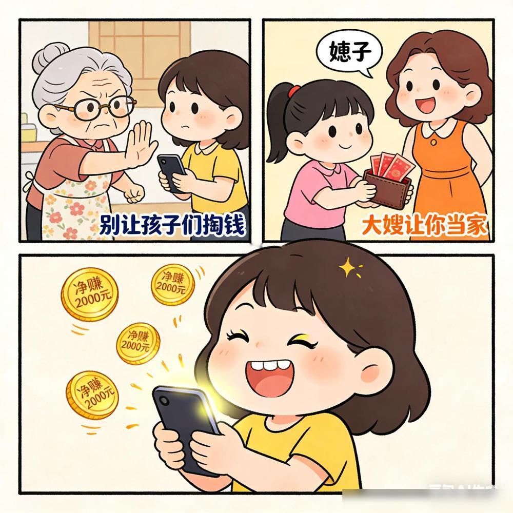 办完婆婆出院手续，我正要打电话告诉老大和小姑子住院费，被婆婆拦住了。这次住院