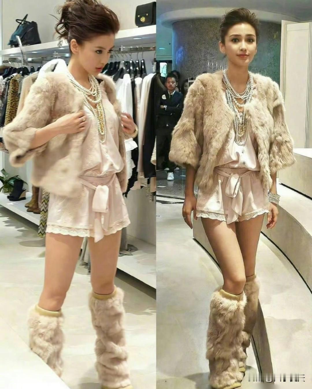 原来很久以前就流行腿套了…果然时尚是一种轮回​​​。