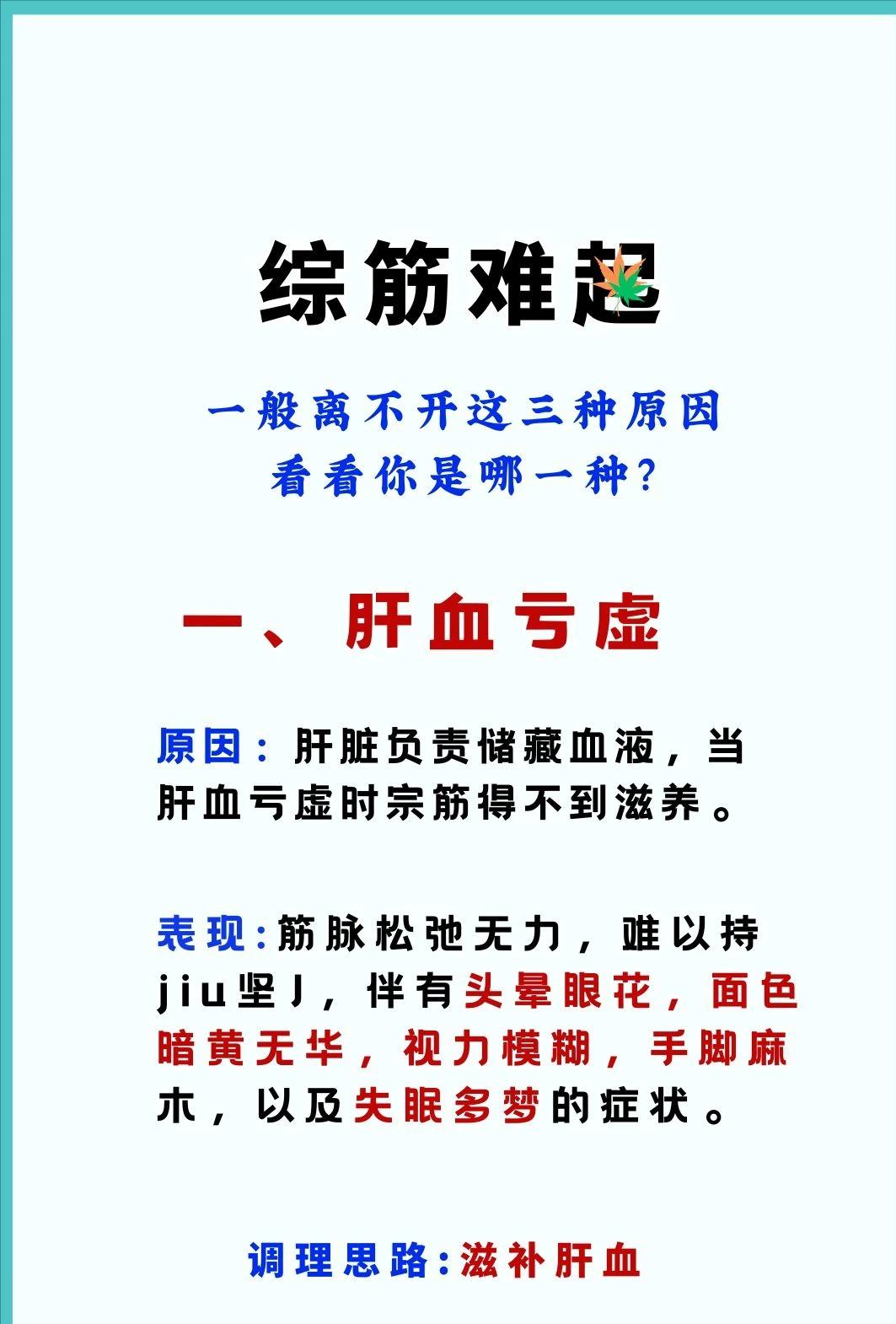 综筋难起，离不开这三种原因，看看你是哪种