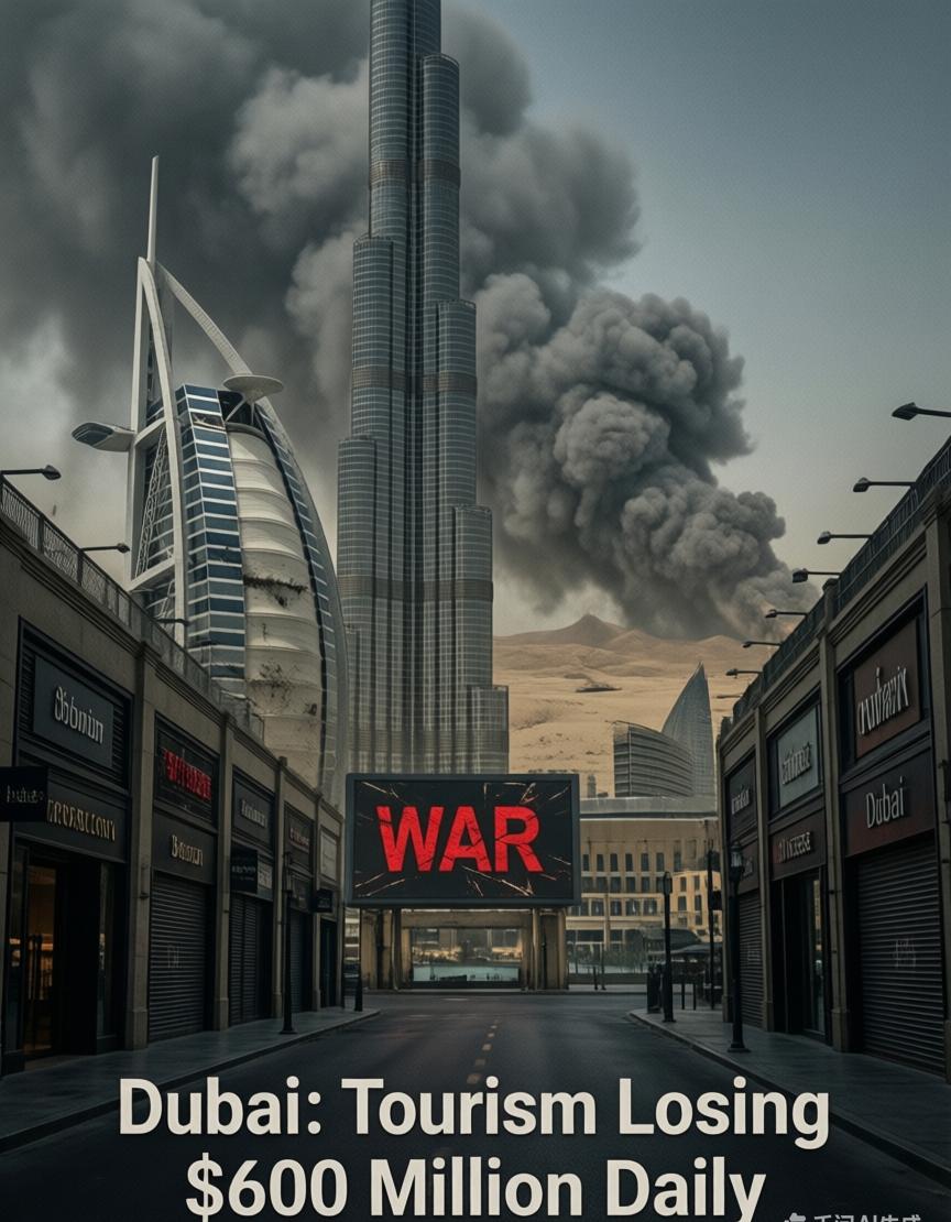 战争阴影下的迪拜：网红硬撑出的繁华，旅游业每天亏掉6个亿！一场无人机坠落，伤