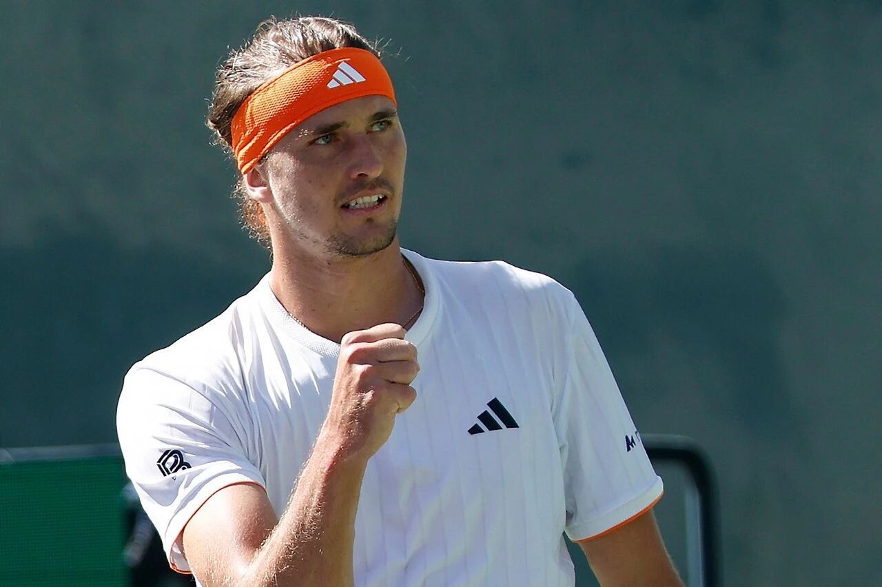 兹维列夫解锁大师赛全四强兹维列夫首进印第安维尔斯四强印第安威尔斯大师赛，男单四号