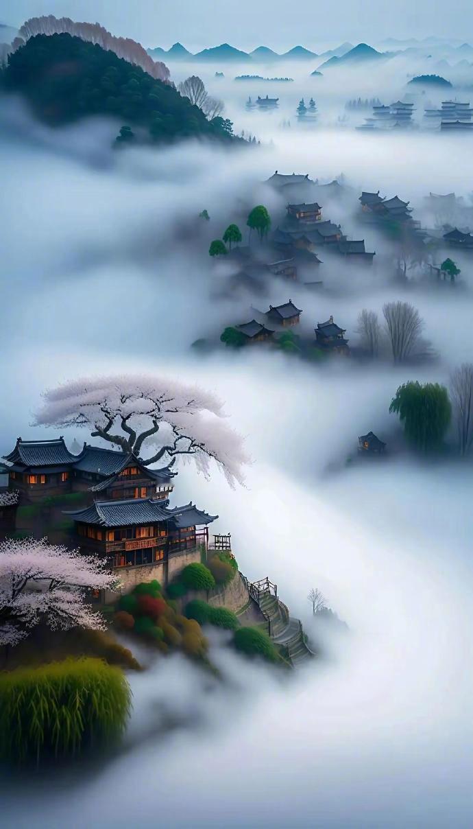 人间仙境，美如画卷～