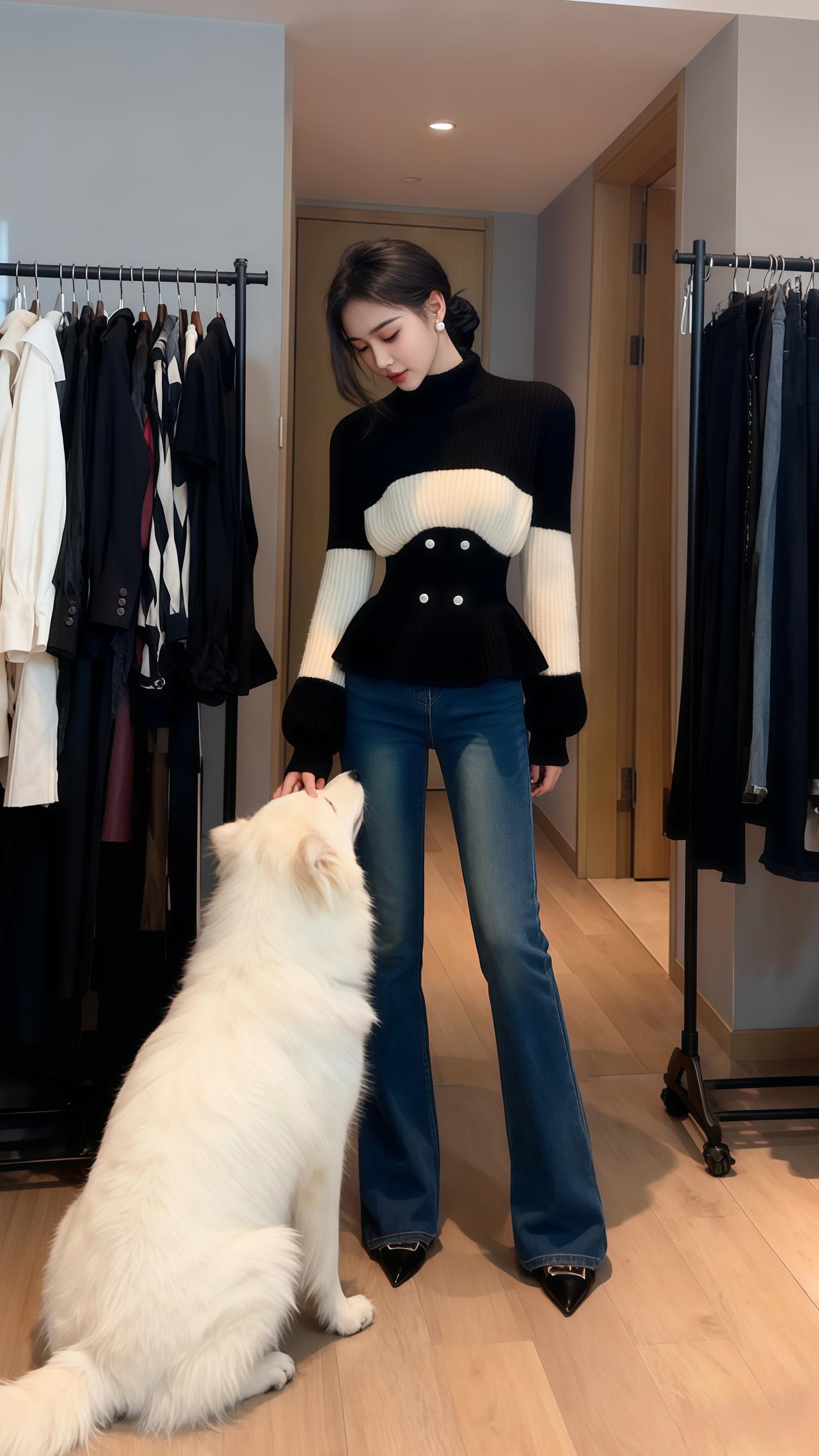 穿搭针织衫高级穿搭气质范这也太好看了