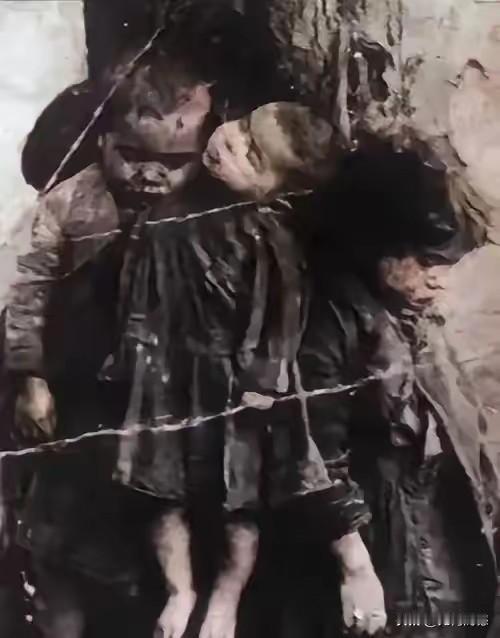 日本鬼子在南京犯下的滔天罪行，手段是极其残忍的，罪孽是极其深重的，从这张照片中，