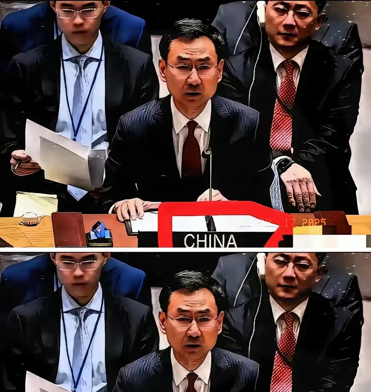 昨天耿爽说话震惊全世界！是大家一起商量着办事，还是让强国一个人说了算？”——耿