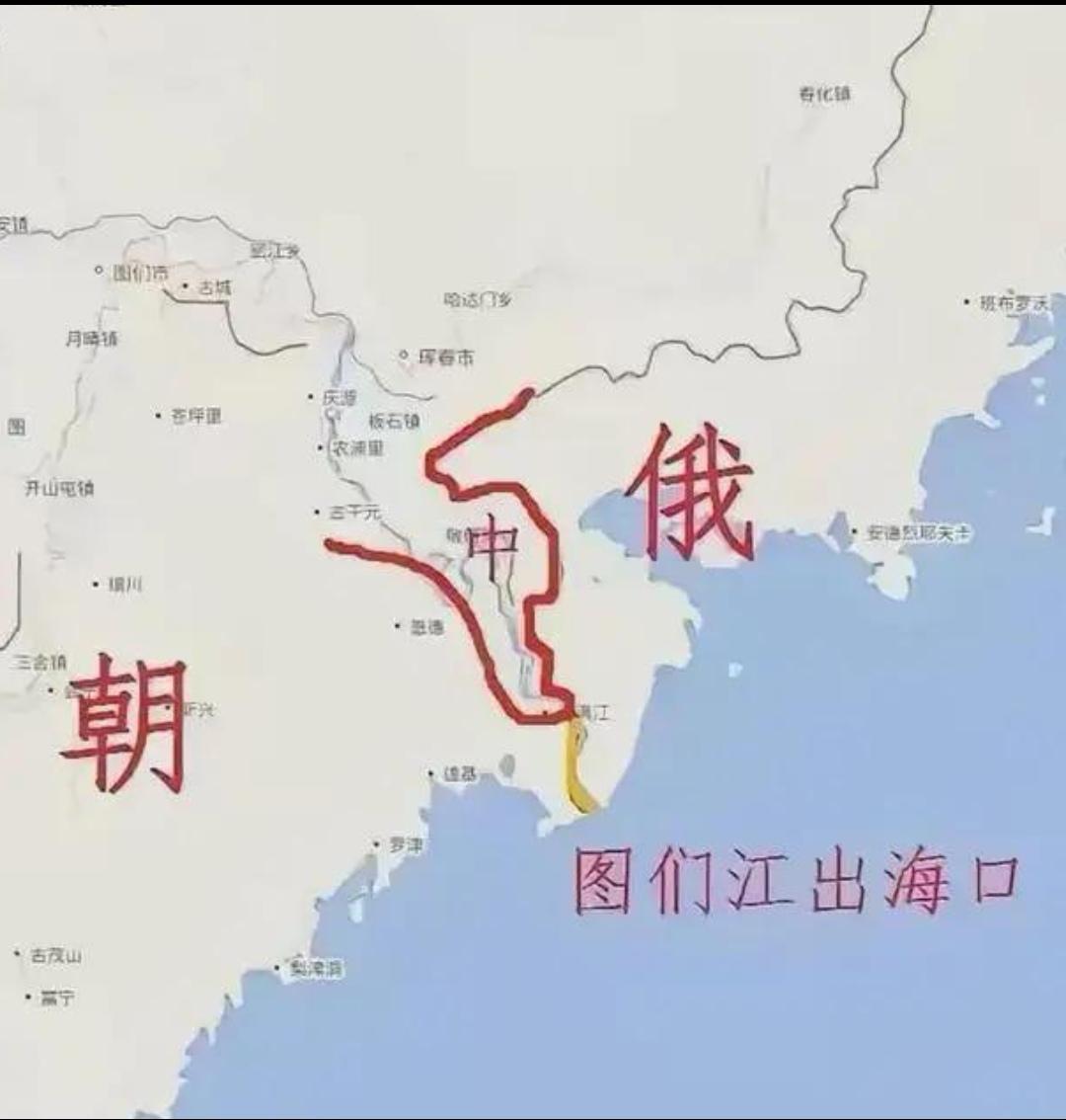 图们江出海口是我国接入北极航道最近点，是走进日本海的梦…