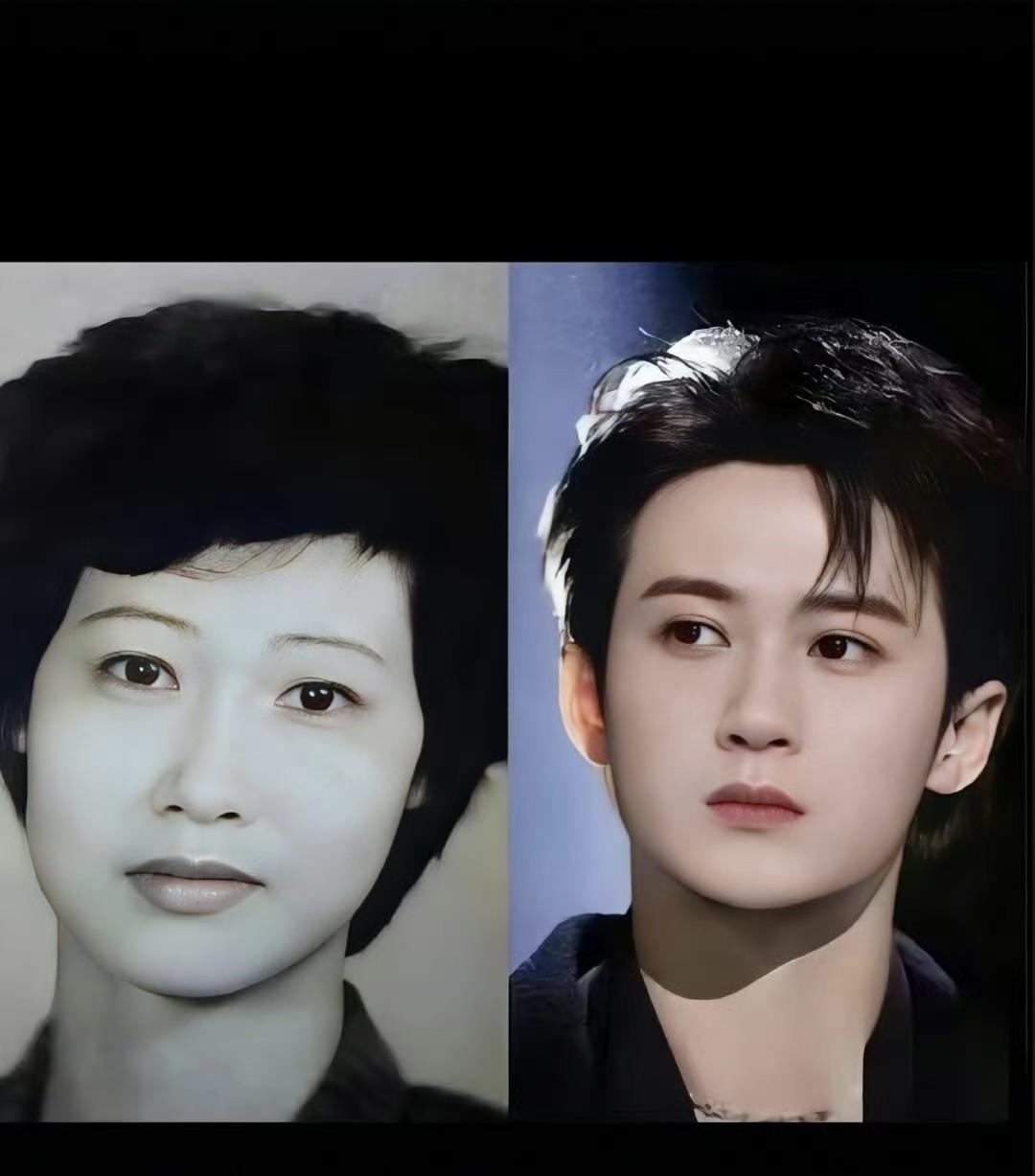 看了檀健次和妈妈的合照，才发现他完美继承了妈妈的五官！檀健次的家庭非常不简单，
