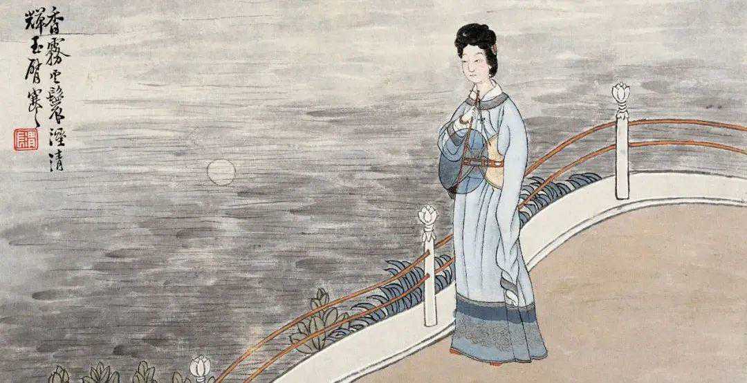 清任熊人物册。此开册页共十二页，以仕女、高士为主，其中更有塞外风光与神仙、动