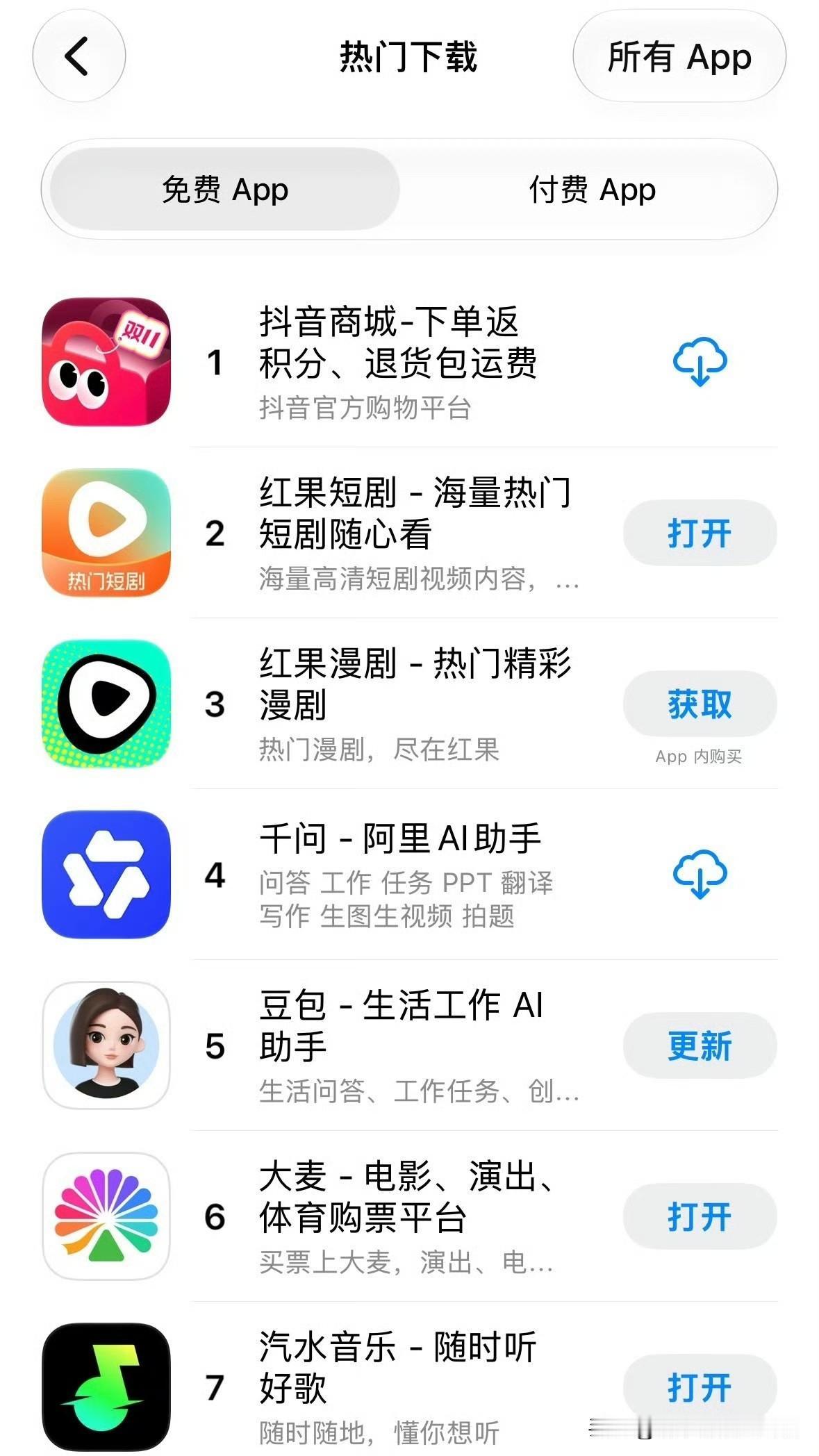 AppStore正式进入字节时代​​​[滑稽笑]