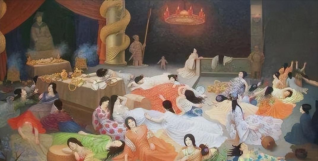 商代王后妇好下葬时，16个活人被送进墓穴陪侍，但真正的恐惧却藏在那些被抓烂的墙壁