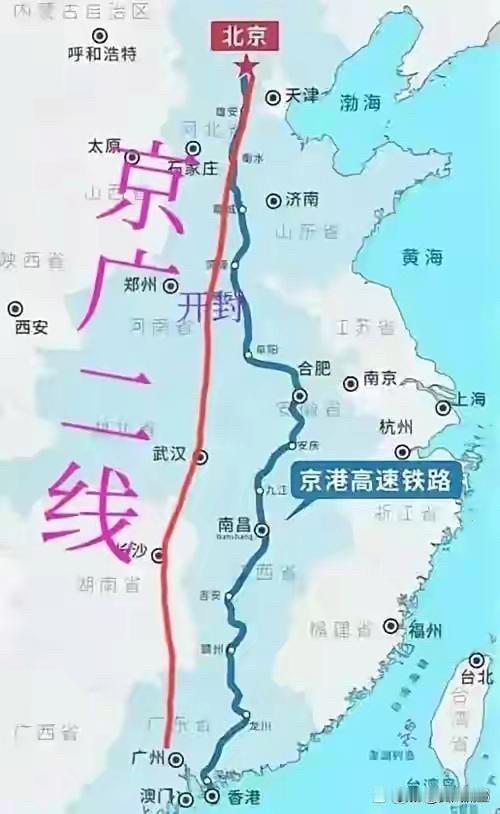 历史教训不应重演京广辅助线经开封可激活豫东经济致三千万人脱贫本来京广铁路走开封