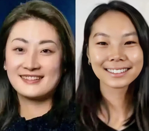 瞧瞧这姐俩站一块儿，要有人说她们是一个爸生的，估计大家都得摇头不信。就说宗