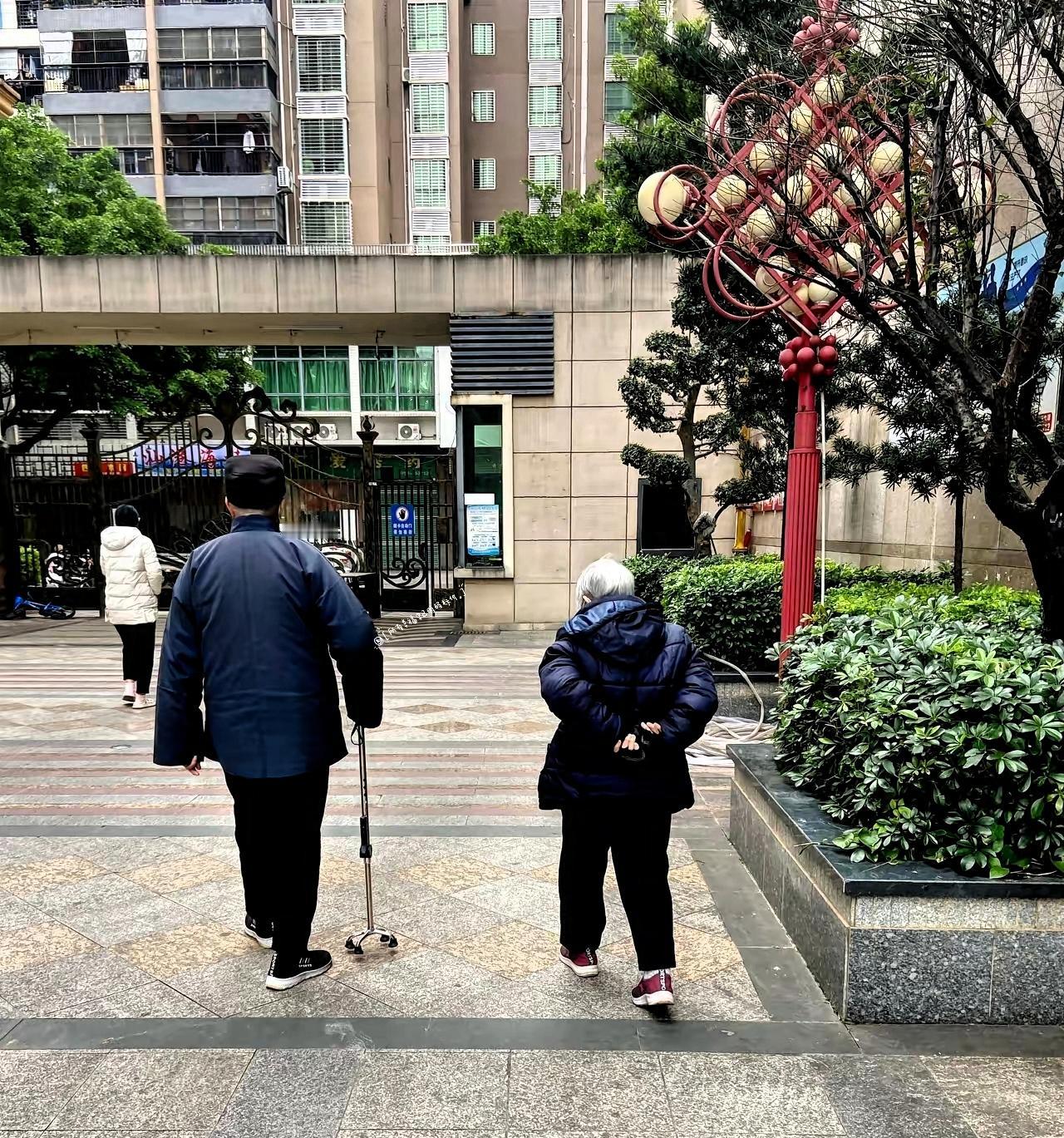 昨晚邻居家79岁的阿姨走了，是她老伴放弃抢救才走的。大爷今年82岁，平时出门散