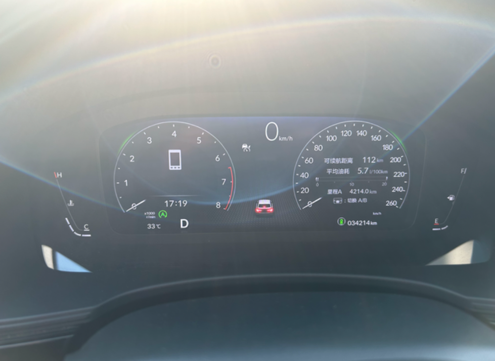我的车开了34214公里了，和大家交流下爱车油耗情况～我的车是思域2022款2