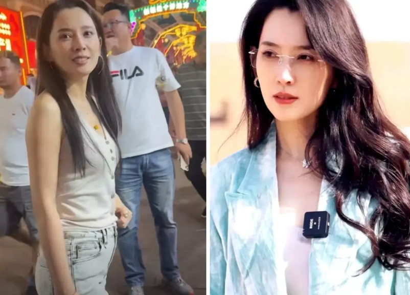 森林北这滤镜碎了！生图一出来，跟平时P的差太远了这哪是逛街，简直是翻车现