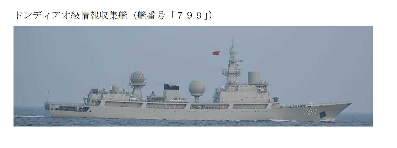 中国海军799“金星”舰北上穿越对马海峡进入日本海，街溜子又出动了！3月30日