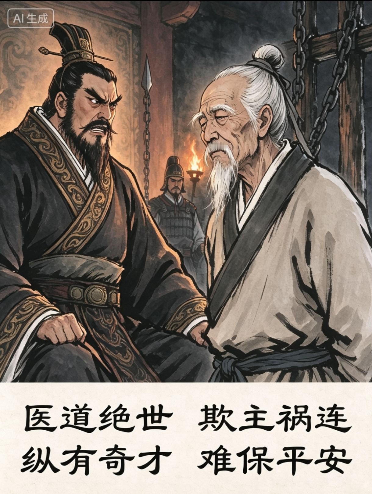 小故事怒杀华佗话说曹操，常年征战，风餐露宿，身遭摧残，染疾头疼