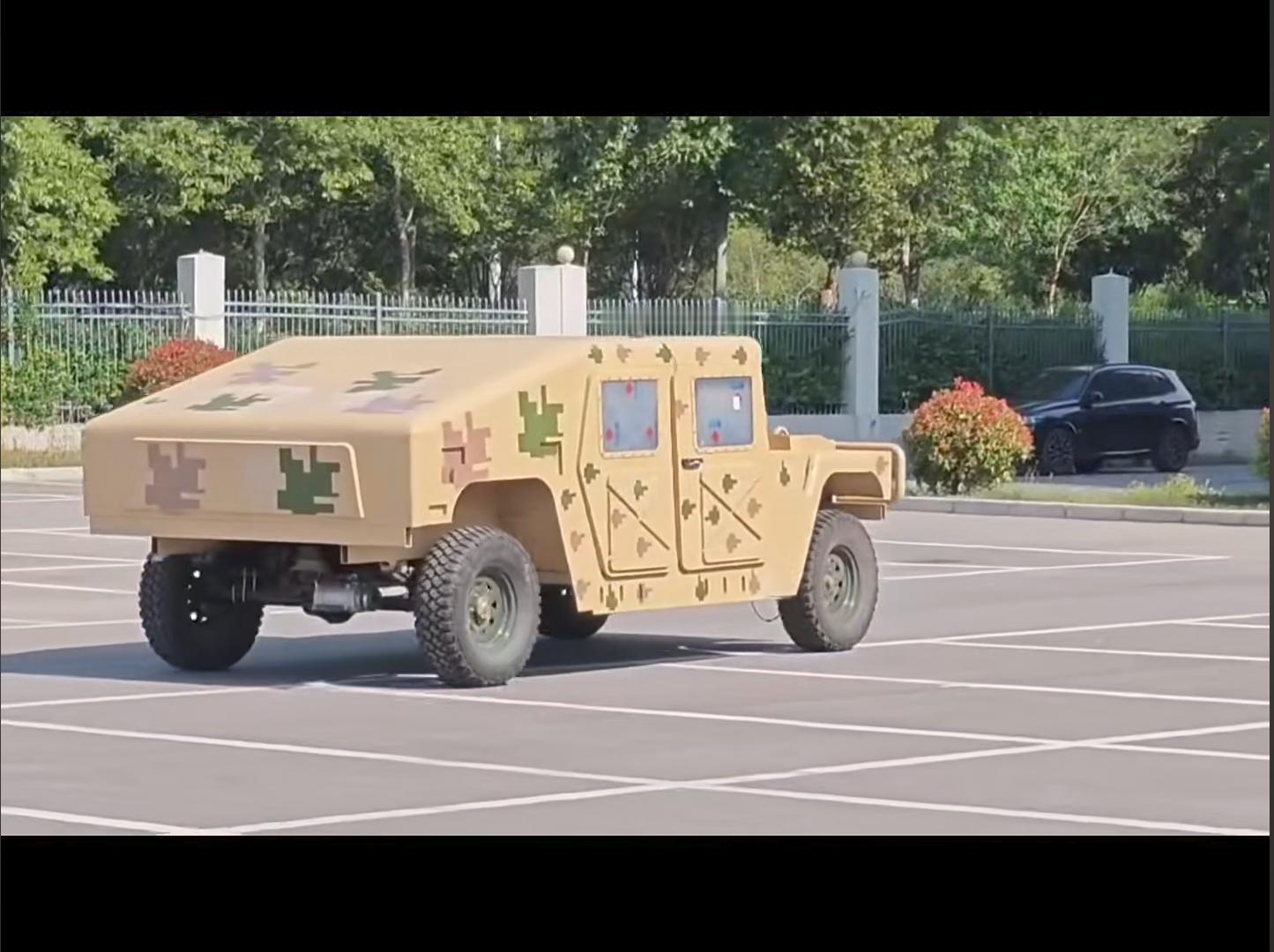 飞扬军事悍马靶车