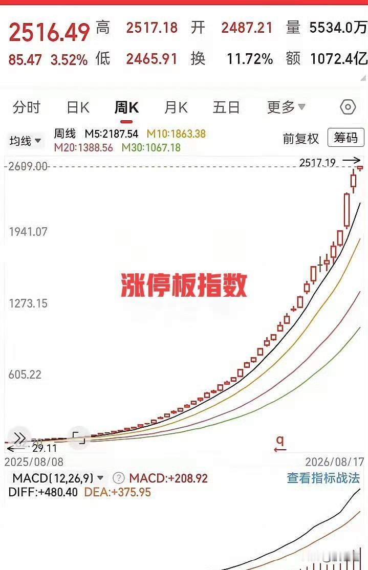 天啊！这是啥走势，真让人羡慕！大家不用高兴的太早，这只是每天涨停股的股票加起来的