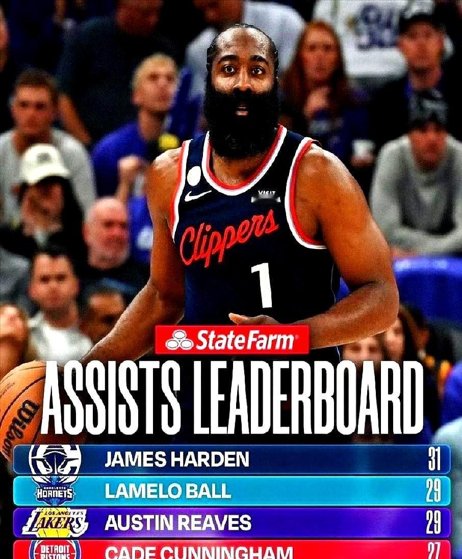 对手敢放他1.5米,不是怕他投,是怕他不投。哈登现在不憋着了,G4直接干了33