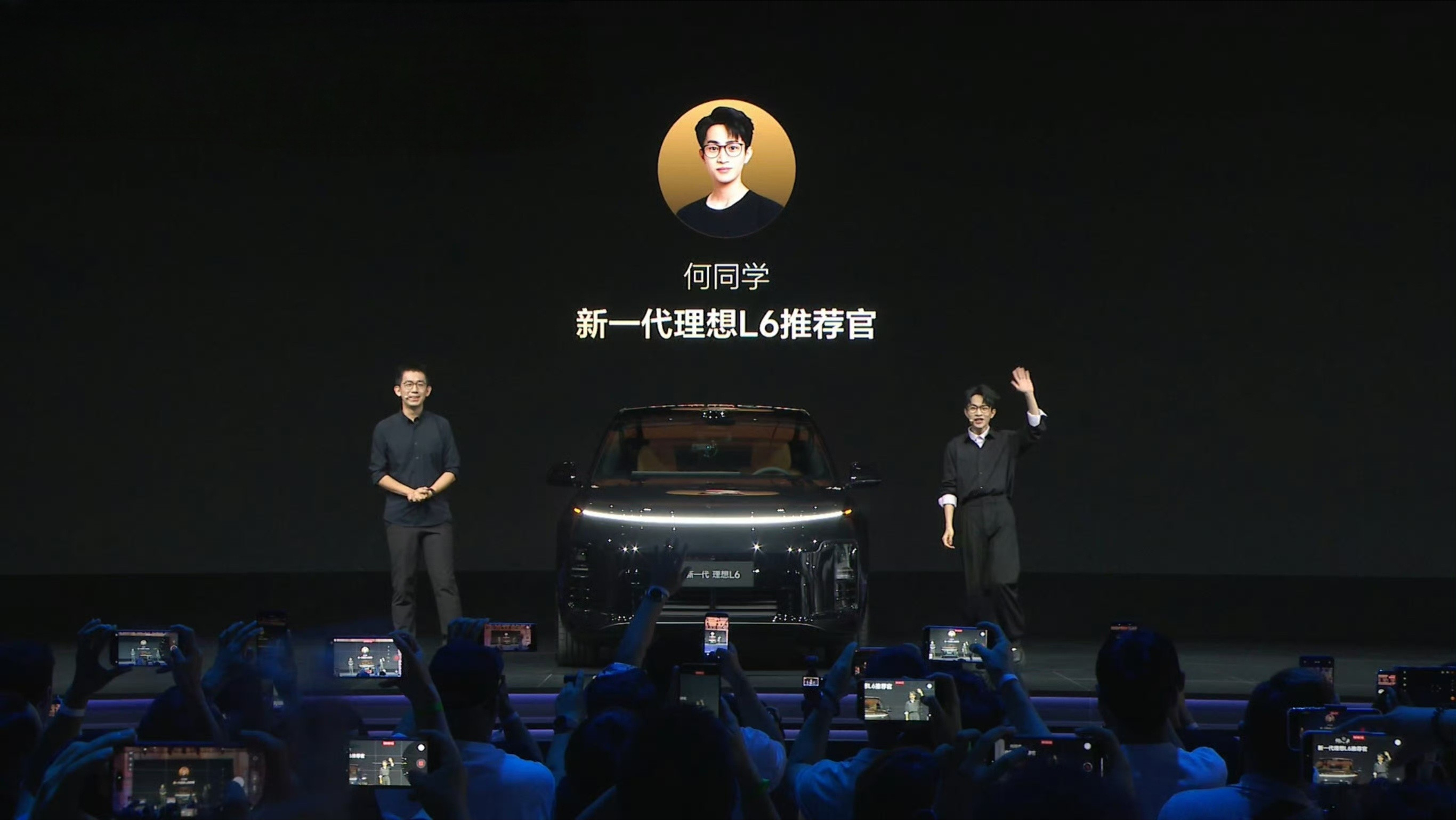 何同学的理想是L6何同学今天登上新一代理想L6发布会，开口就是一句“我的理想