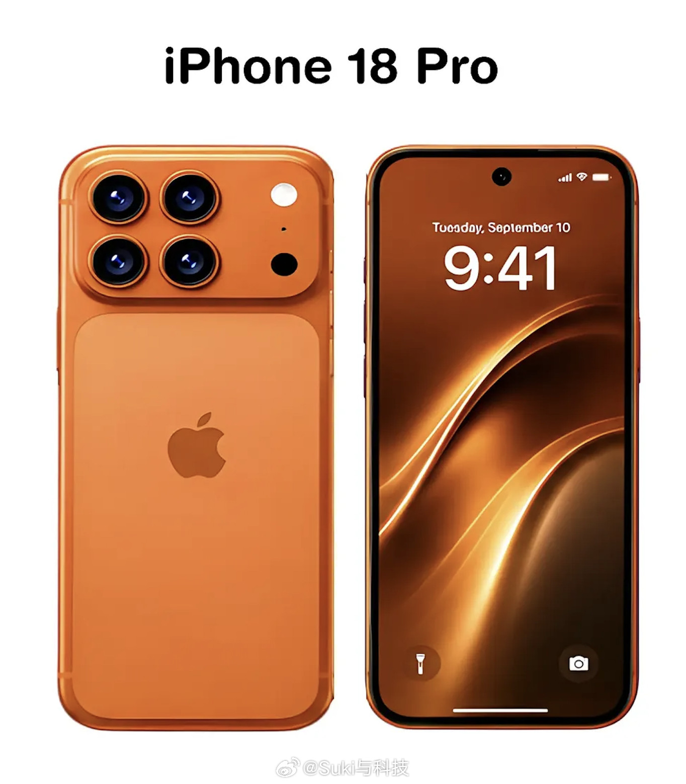 苹果iPhone18Pro，从三饼变成四饼如果爆料属实，明年的iPhon