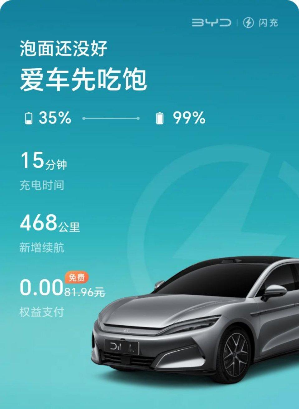 第二次使用比亚迪闪充，没有第一次充电速度快，充电功率最高只到了360KW，不知道