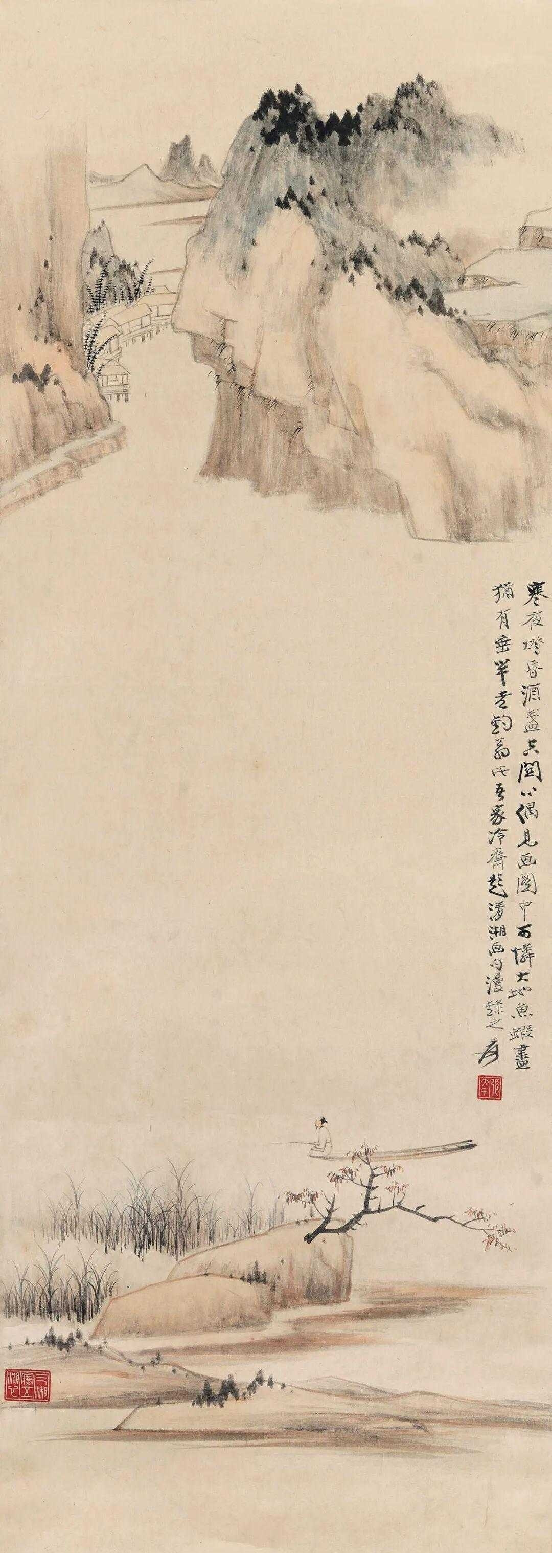 张大千国画，新城事遇见艺术