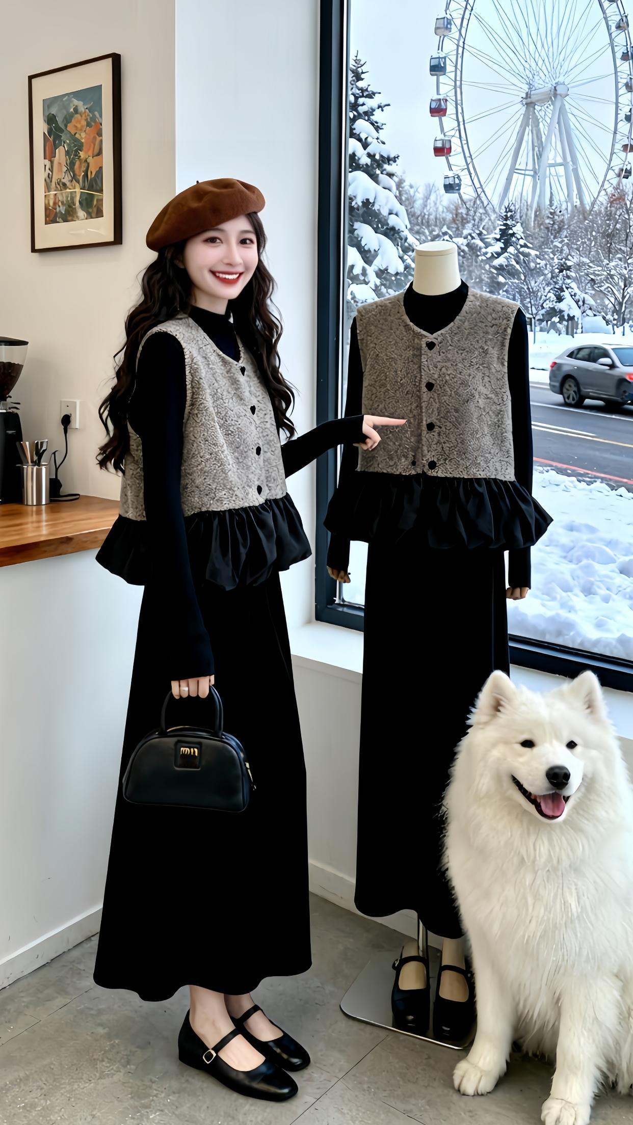 小个子穿搭气质女神穿搭精致穿搭女神范温柔穿搭