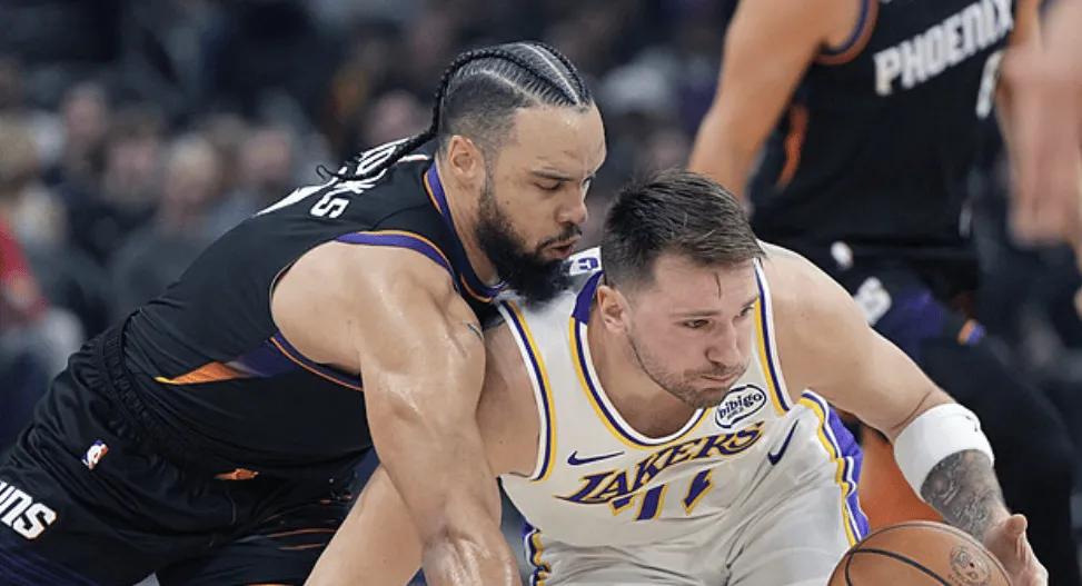 湖人今天险胜太阳一战已经证明湖人可以放弃东契奇交易字母哥过来了，别看东契奇又是全