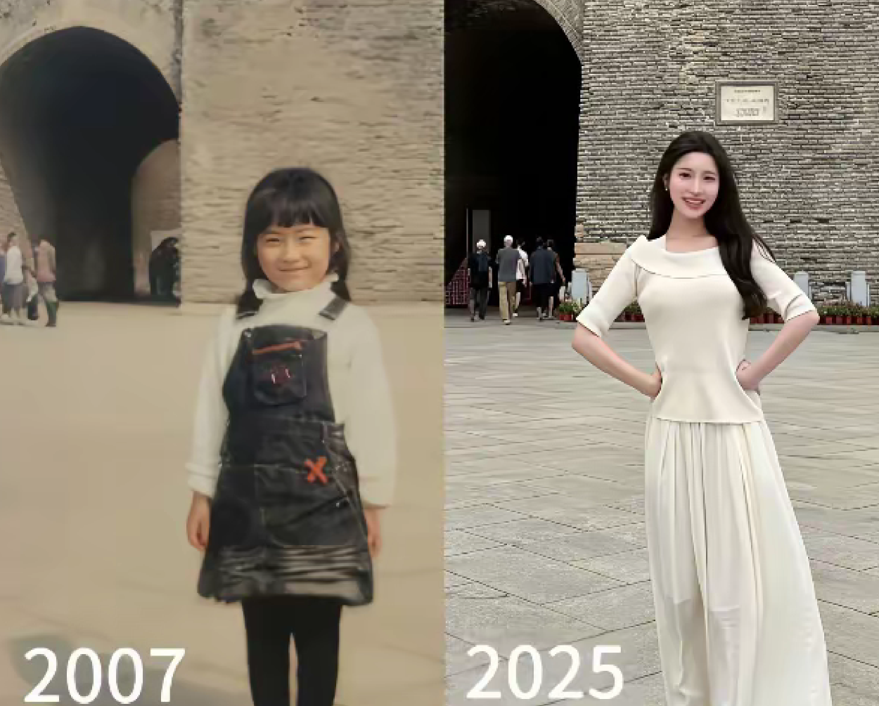 果然，小时候丑不代表长大了也丑