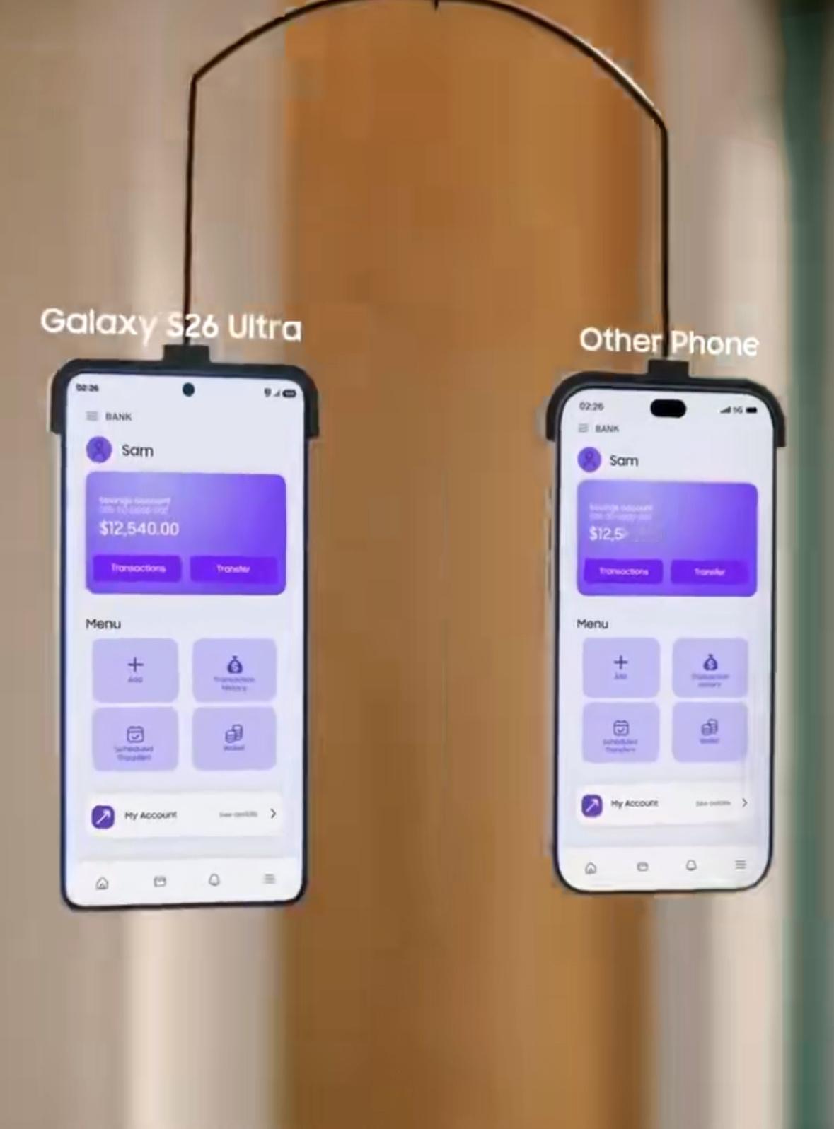 三星调侃苹果小灵动岛据说苹果这次在做AB测试，要么保留现在的灵动岛大小，要么把F